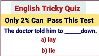 English Grammar And Vocabulary Tricky Quiz ✍️📖 Only 2% Can Pass This English Test 📘.