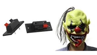 Halloween Horror Masks маска и 2 Way Stereo Speaker Plate Terminal блок клемм