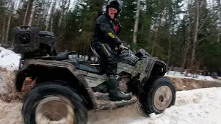 Штурмуем мокрый снег! Весна же..