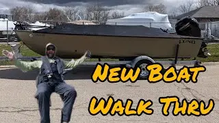NEW BOAT Walk Thru - 2023 Lund Alaskan 2075 Tiller