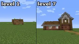 8 levels of Minecraft houses
