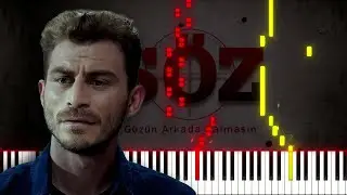 SÖZ - Vatan Sağolsun | Piano Tutorial [MIDI File]