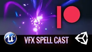 Patreon August 2021 - VFX Spell Cast / Curve Meshes