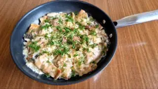 Селедка в сметане на сковороде, Старинный Балтийский рецепт 🐟😋 Herring in sour cream in a frying pan