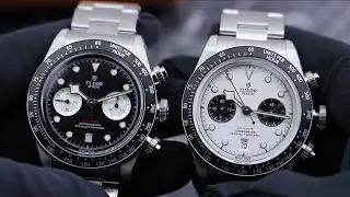 Tudor Black Bay Chronograph 79360N White VS Black Side-By-Side