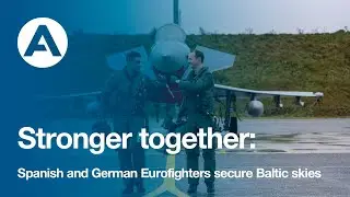 Stronger together: Spanish and German Eurofighters secure Baltic skies
