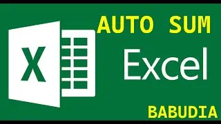Auto Sum function in excel