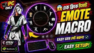 One Click Emote Macro 😱 FREE FIRE Emulator Emote Macro 🔥 Msi & BlueStacks