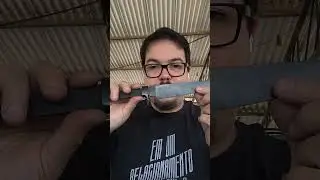 Resultado de fosfatização no aço 5160 #knife #cutelaria #knifemaking