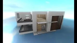 ROBLOX Speed Build #2 - Modern House Showcase//Structure