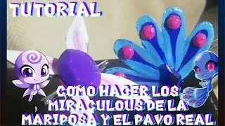 Tutorial como hacer los miraculous de la mariposa y el pavo real