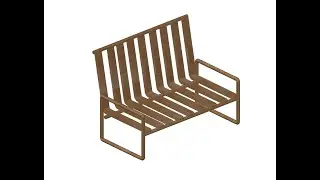 Autocad 3D Sofa Modeling basic