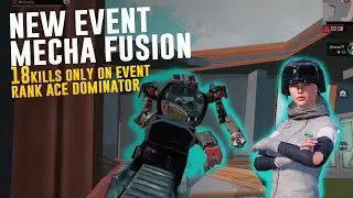 DITINGGAL SOLO SQUAD 18 KILL RANK ACE DOMINATOR CUMA DI EVENT MECHA FUSION | PUBG MOBILE INDONESIA
