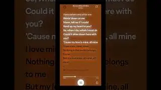 My Love Mine All Mine- Mitski (lyrics cover) #lyricscover #trending #spotify #mylovemineallmine
