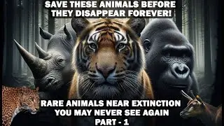 Save Critically Endangered Animals | Animal Species Fighting for Survival | Tiger, Rhino, Leopard