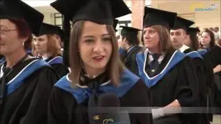 Diplomaosztó a Szolnoki Főiskolán