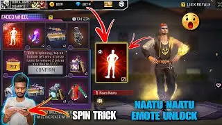 New Naatu Naatu Emote Unlock Free Fire | New Faded Wheel Event Spin | Free Fire New Event