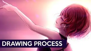 【PaintTool Sai & CSP】踊り - Drawing Process