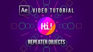 Tutorial Video Opening REPEATER OBJECTS - Adobe After Effects
