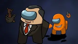 AMONU US BUT THE CREAWMATE IS MR BEAN