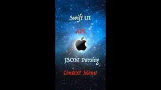SwiftUI JSON api | SwiftUI Context menu