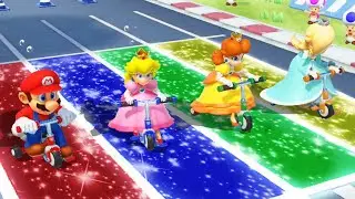 Super Mario Party (Master Difficulty) Mario vs Peach vs Daisy vs Rosalina