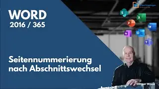 Seitennummerierung nach Abschnittswechsel