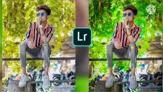 blue and green effect Lightroom photo editing tutorial in mobile ||
