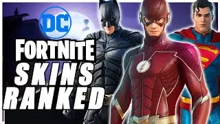 I RANKED ALL DC COMICS SKINS IN FORTNITE! (January 2023)