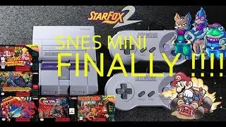 SNES MINI FINALLY COMING THIS SEPTEMBER 29TH