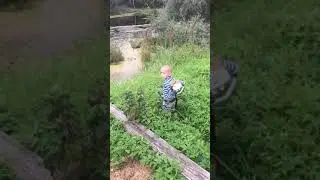 Детская газонокосилка...stihl...