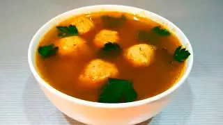 Суп из Чечевицы с Мясными Фрикадельками - Сытный, Вкусный, Ароматный! КБЖУ – 54/5/2/4