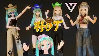 (MMD) SEVENTEEN (세븐틴) 'HOT' (MV) (motion DL), 4К