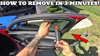 DON'T WASTE TIME - Easiest Way To Remove Window Tint In 3 Minutes