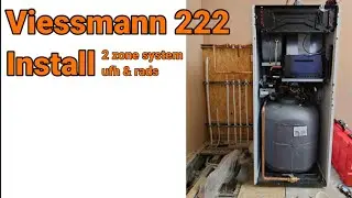 Viessmann 222 install. Rads & Underfloor Heating