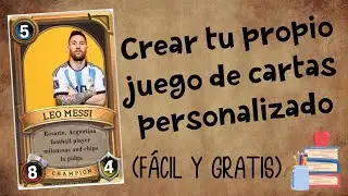 CREAR TU PROPIO JUEGO DE CARTAS MEDIEVAL PERSONALIZADO (FACIL Y GRATIS)-ENLACE EN DESCRIPCION-