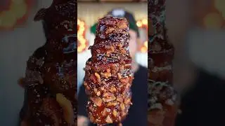 Pork Belly Lollipops 🍭 #bacon #baconrecipe #porkbelly #porkbellyrecipes #bbqfood #tftibbq