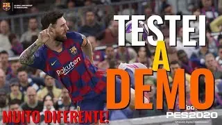 Testei a DEMO do PES 2020! - Minhas Impressões
