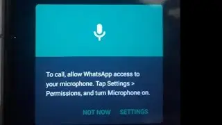 To call Allow WhatsApp access to your microphone tap settings permissions and turn microphone on