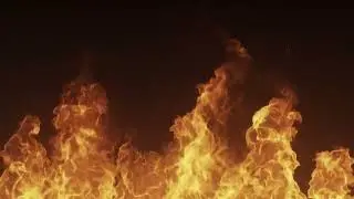 flames background - 4K