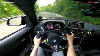 BMW M2 F87 POV Forged Carbon Paddle Shifter x Valvetronic Fi EXHAUST x V8 Motorsports