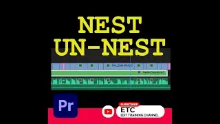 NEST | UN-NEST | ADOBE PREMIERE PRO | #shorts