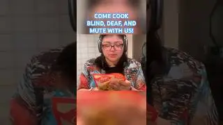 Come Cook BLIND, DEAF, AND MUTE with us! | COOKING CHALLENGE!