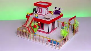 DIY paper house for Kids Craft #DreamHouse