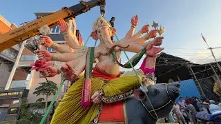 Karimnagar Ka raja Ganesh aagman 2024 | BiG Mooshika Vahana Mumbai Ganpati Aagman In Hyderabad