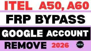Itel A60(662L,663L)Frp bypass android 12 itel A60s frp bypass 2026 new