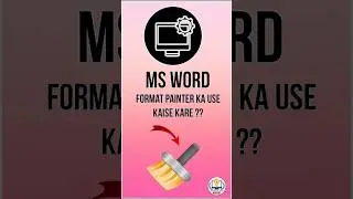 Ms Word me formate painter ka use kaise kare