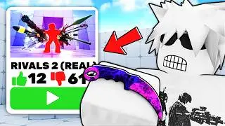 I Used KNIFE ONLY In Every RIVALS COPY!