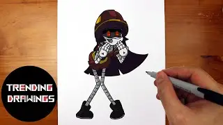 How To Draw Doll From Murder Drones