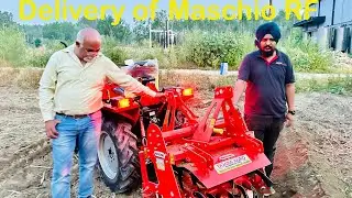 Delivery of Maschio RF Rotavator to Sugarcane Expert Mr. Rohit Kapila dated 29.07.2024